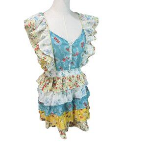 LoveShackFancy Ruffle Tiered Mini Dress  Pre owned– Size L